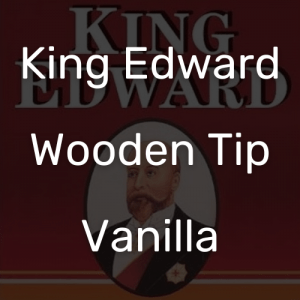 קינג אדוארד טיפ עץ וניל | King Edward Wooden Tip Vanilla