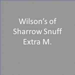 טבק הרחה ווילסונס אוף שרו    Wilson’s of Sharrow Snuff Extra Menthol