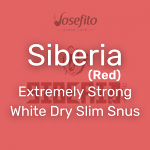 טבק לעיסה סיבריה אדום סלים יבש חזק במיוחד | Siberia (Red) Slim Extremely Strong White Dry Snus